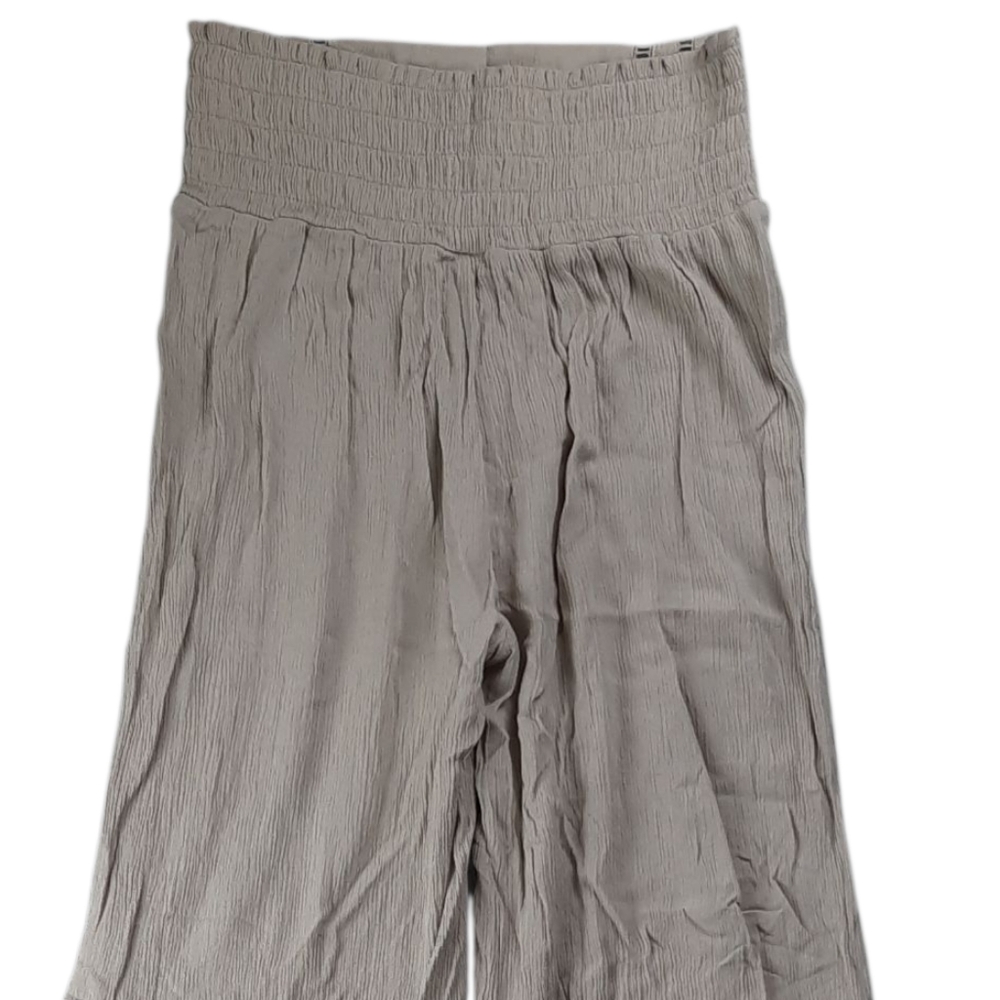 Sincerely Jules Crinkle Ruffle Bell Wide Leg High Rise Pants SZ S - Picture 12 of 13